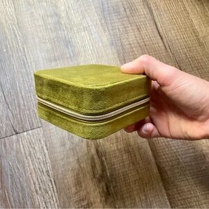 Green Velvet Jewelry Box